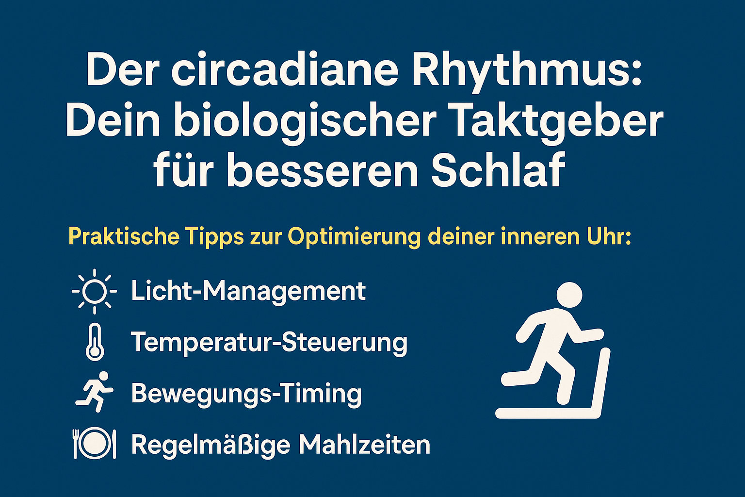 Der circadiane Rhythmus: Dein biologischer Taktgeber für besseren Schlaf